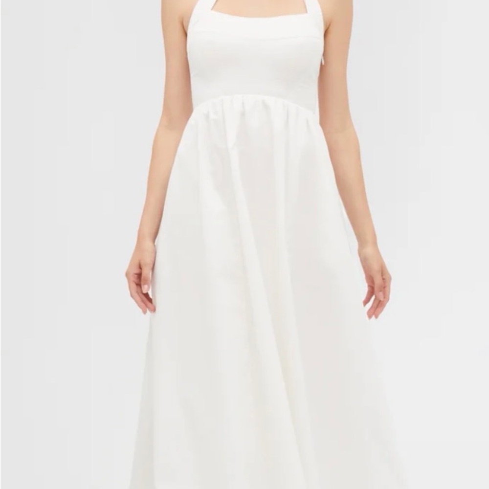 Hill House Strapless White Dress